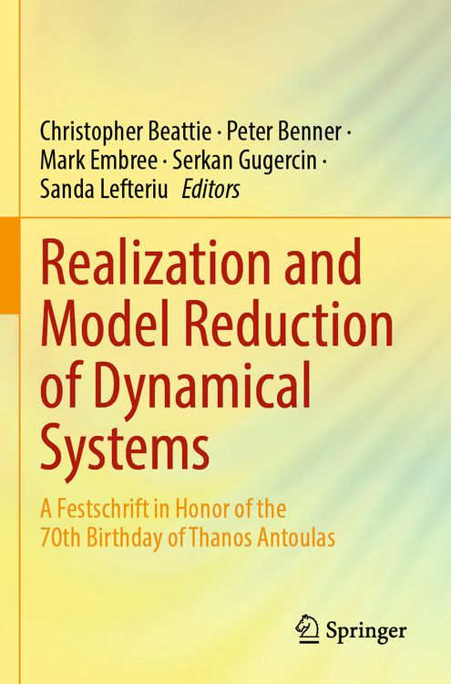 Produktbild: Realization and Model Reduction of Dynamical Systems
