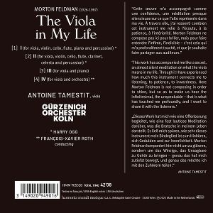 Produktbild: Feldman: The Viola in My Life