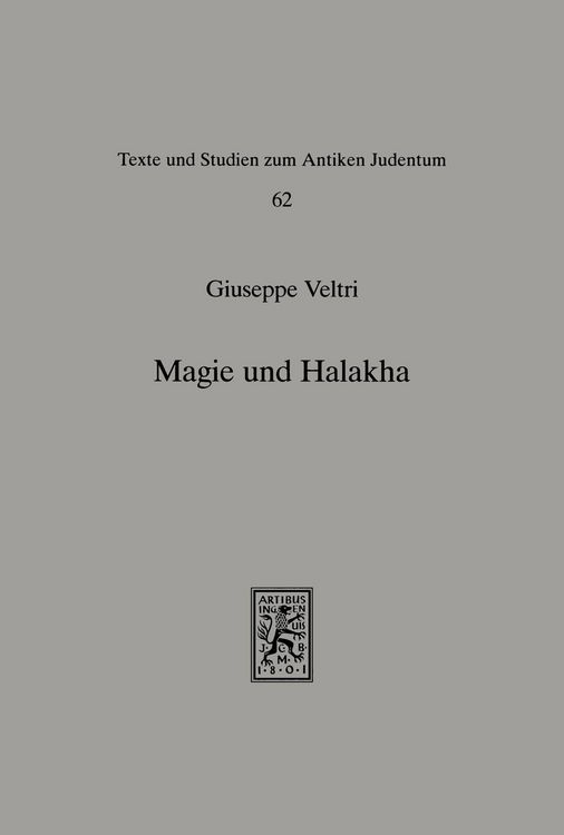 Produktbild: Magie und Halakha