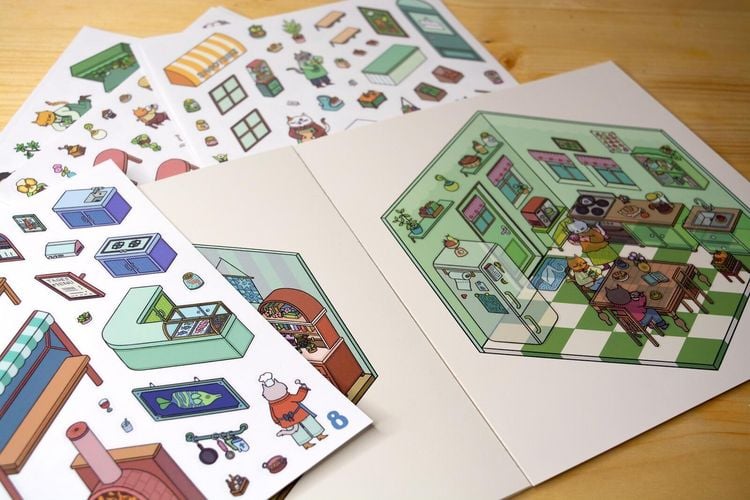 Produktbild: Mein 3D-Stickerhaus &ndash; Cozy Zuhause