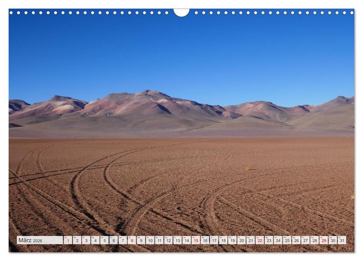 Produktbild: Bolivien - Unterwegs im Hochland (Wandkalender 2026 DIN A3 quer), CALVENDO Monatskalender