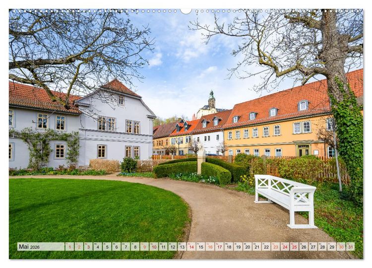 Produktbild: Rudolstadt Impressionen (Wandkalender 2026 DIN A2 quer), CALVENDO Monatskalender