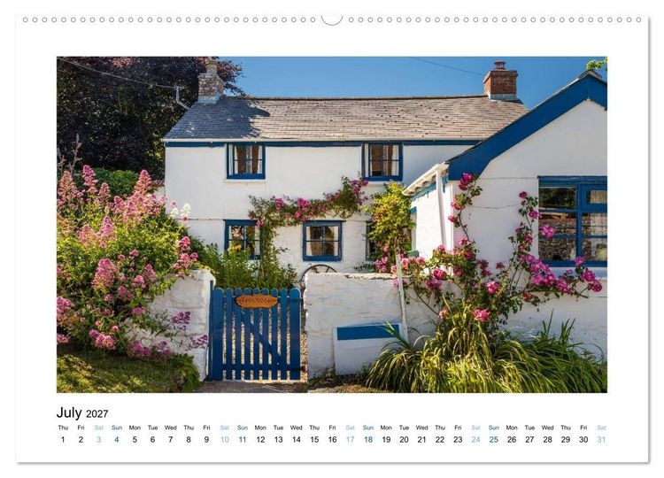 Produktbild: Cornwall - Between Land and Sea (High Quality Premium Wall Calendar 2027 DIN A2 landscape),CALVENDO 12 Month Wall Calendar