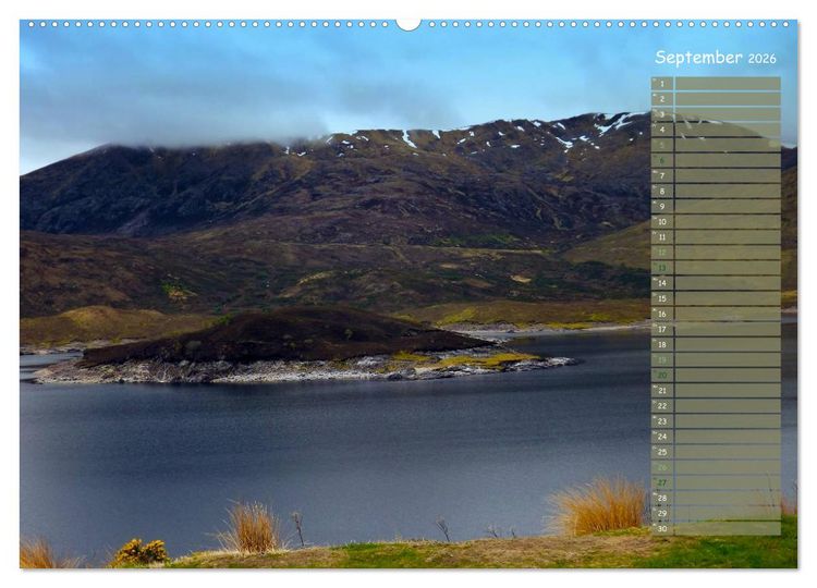 Produktbild: Scotland - Highlands (Wandkalender 2026 DIN A2 quer), CALVENDO Monatskalender