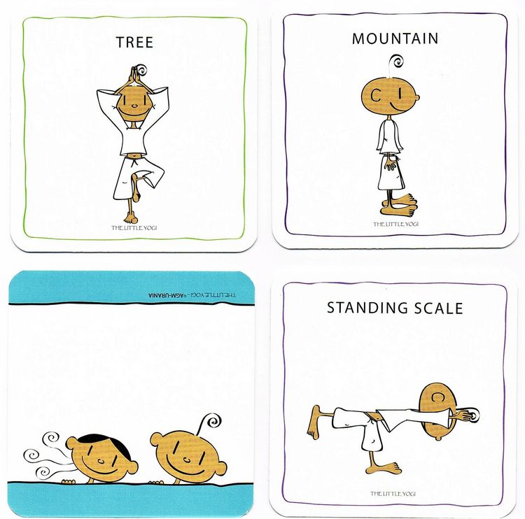 Produktbild: Yoga with the little Yogi for Children and Adults - Book and Cards GB