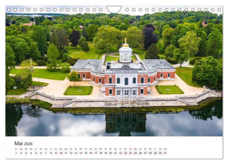 Produktbild: Potsdam - UNESCO Weltkulturerbe und Stadt der Schl&ouml;sser und G&auml;rten (Wandkalender 2026 DIN A4 quer), CALVENDO Monatskalender