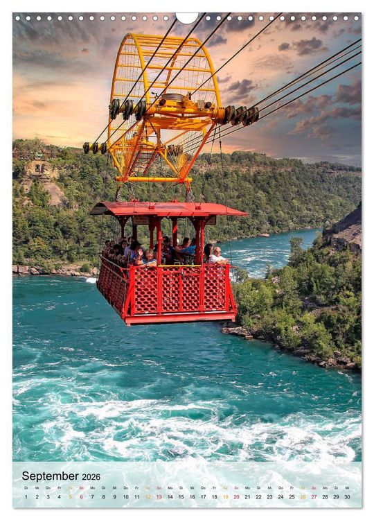 Produktbild: Nervenkitzel Seilbahn (Wandkalender 2026 DIN A3 hoch), CALVENDO Monatskalender