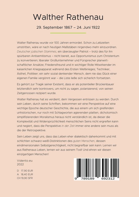 Produktbild: Walther Rathenau