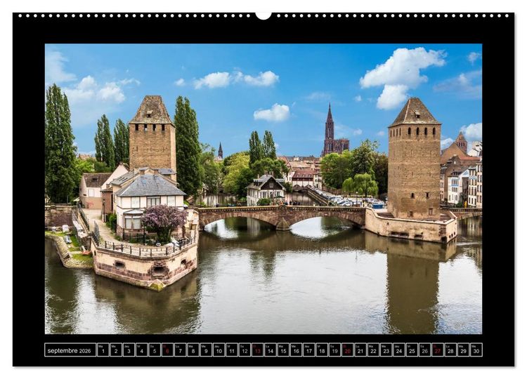 Produktbild: Strasbourg La Petite France (Calendrier mural 2026 DIN A2 vertical) calendrier de bureau