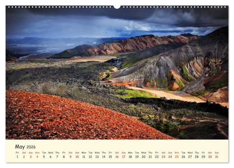 Produktbild: Amazing Nature of Iceland (Wall Calendar 2026 DIN A2 landscape), CALVENDO 12 Month Wall Calendar