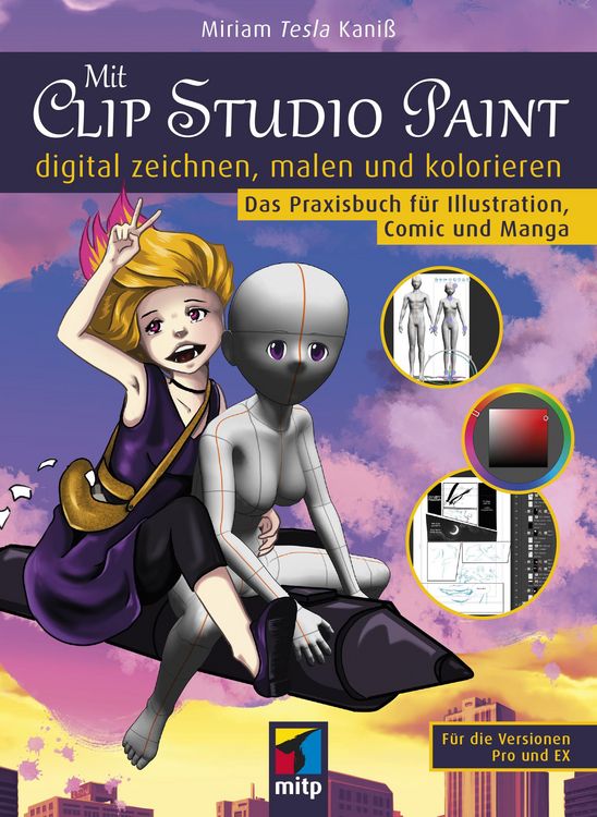 Produktbild: Mit Clip Studio Paint digital zeichnen, malen und kolorieren