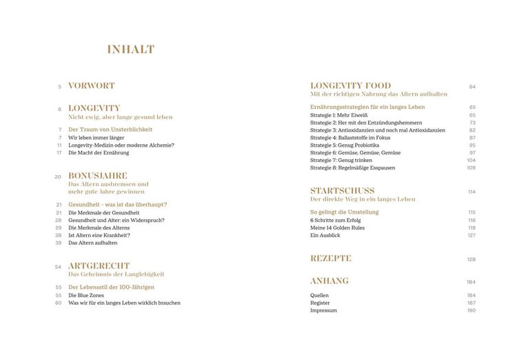 Produktbild: Die Longevity-Food-Formel