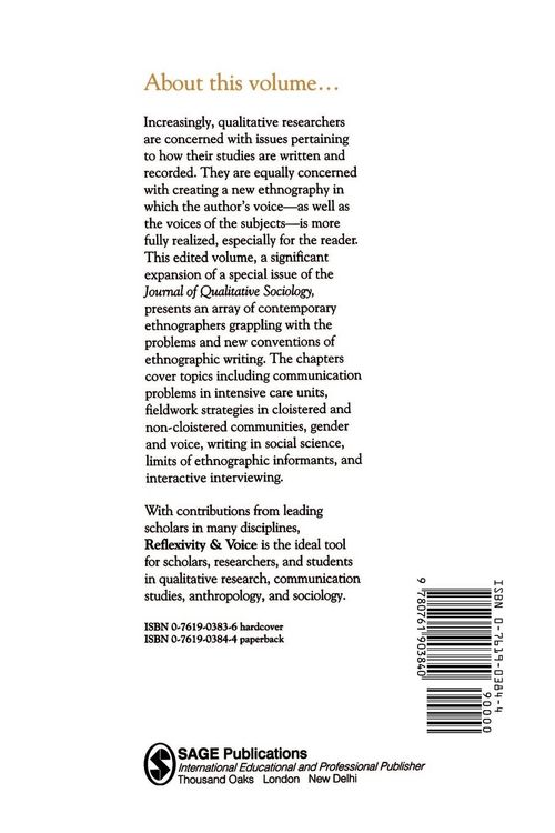 Produktbild: Reflexivity and Voice