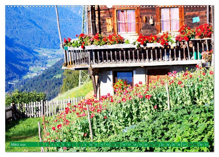 Produktbild: Ultental Wundersch&ouml;ne alte Bauernh&auml;user (hochwertiger Premium Wandkalender 2026 DIN A2 quer), Kunstdruck in Hochglanz