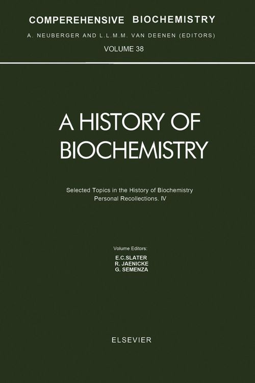Produktbild: Selected Topics in the History of Biochemistry. Personal Recollections. IV