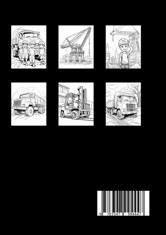Produktbild: Baustellen Malbuch