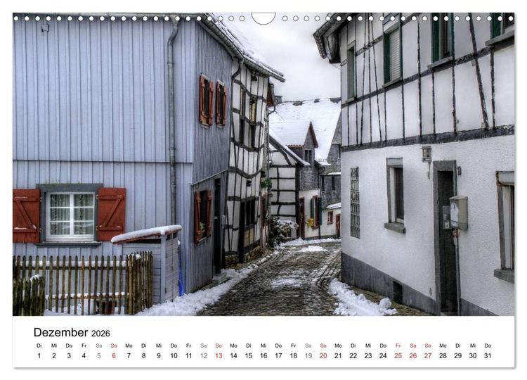 Produktbild: Die sch&ouml;nsten Orte der Eifel (Wandkalender 2026 DIN A3 quer), CALVENDO Monatskalender