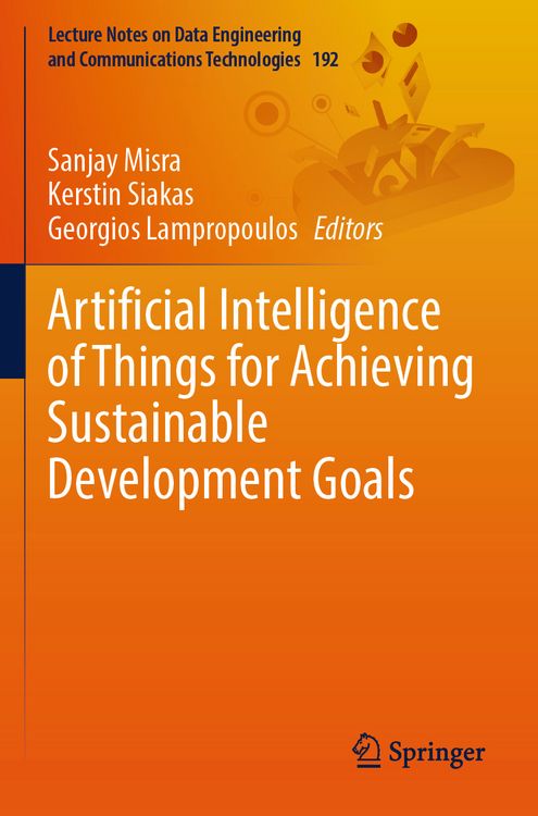Produktbild: Artificial Intelligence of Things for Achieving Sustainable Development Goals