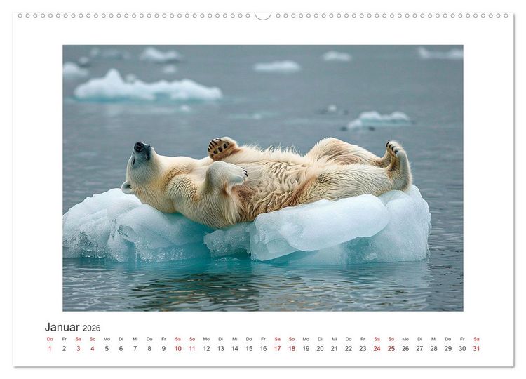Produktbild: Einfach mal abh&auml;ngen (hochwertiger Premium Wandkalender 2026 DIN A2 quer), Kunstdruck in Hochglanz