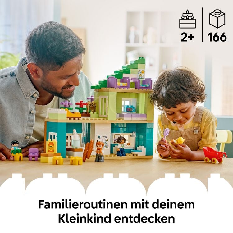Produktbild: LEGO DUPLO Town 10470 Modernes Familienhaus mit Figuren &ndash; 3-in-1-Set