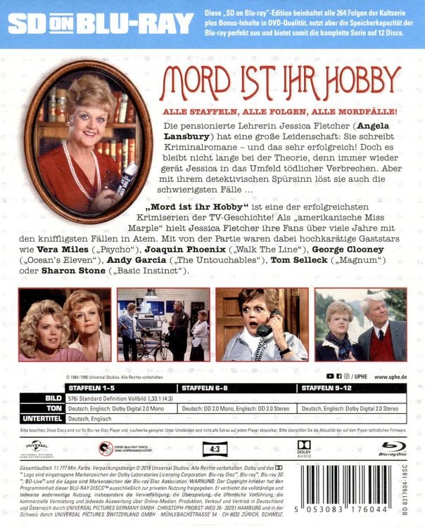 Produktbild: Mord ist ihr Hobby - Die komplette Serie [12 BRs]