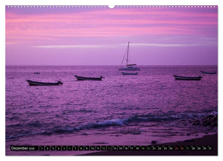 Produktbild: Cabo Verde - Afrikas Juwel-Archipel (hochwertiger Premium Wandkalender 2026 DIN A2 quer), Kunstdruck in Hochglanz
