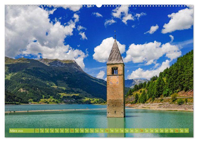 Produktbild: Romantische Kirchen und Kapellen (Wandkalender 2026 DIN A2 quer), CALVENDO Monatskalender