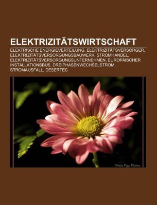 Produktbild: Elektrizit&auml;tswirtschaft