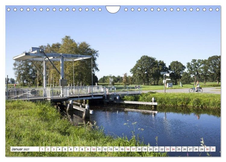 Produktbild: Radland Deutschland - Oldenburger Land (Wandkalender 2027 DIN A4 quer), CALVENDO Monatskalender