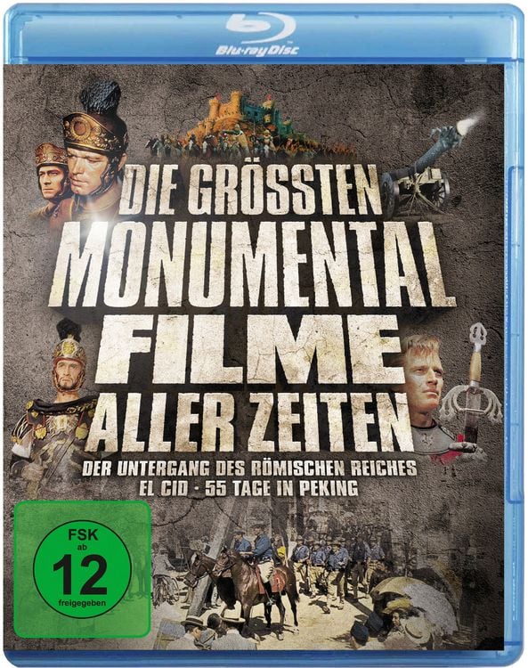 Produktbild: Die gr&ouml;ssten Monumentalfilme aller Zeiten [3 BRs]