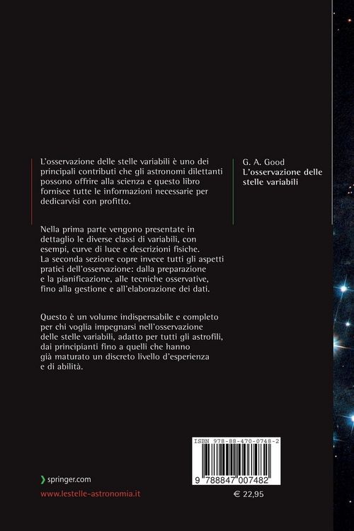 Produktbild: L'osservazione delle stelle variabili