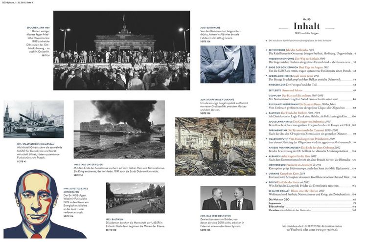 Produktbild: GEO Epoche / GEO Epoche 95/2019 - 1989 Europas Schicksalsjahr und seine Folgen