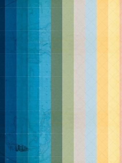 Produktbild: James Cook Geschenkpapier-Heft - Motiv The Voyages
