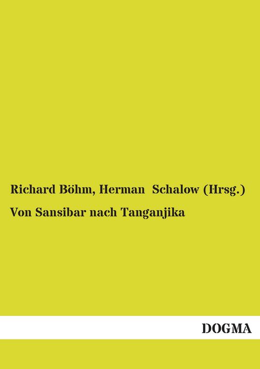 Produktbild: Von Sansibar nach Tanganjika