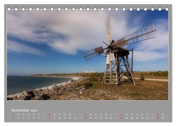 Produktbild: &Ouml;LAND - Besuch im etwas anderen Schweden 2026 (Tischkalender 2026 DIN A5 quer), CALVENDO Monatskalender