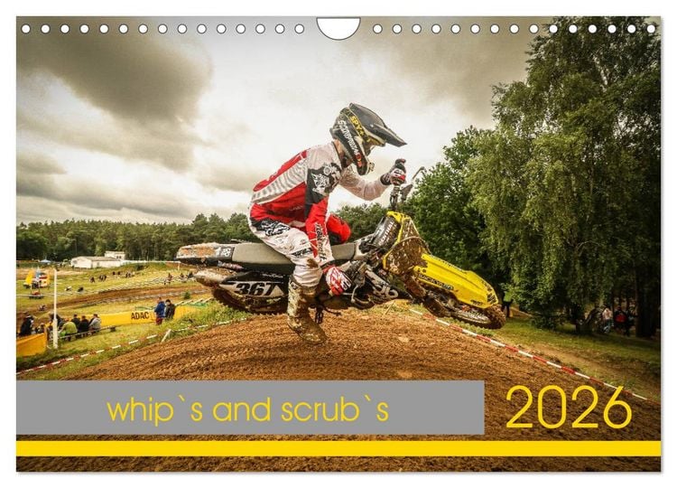 Produktbild: whip`s and scrub`s (Wandkalender 2026 DIN A4 quer), CALVENDO Monatskalender
