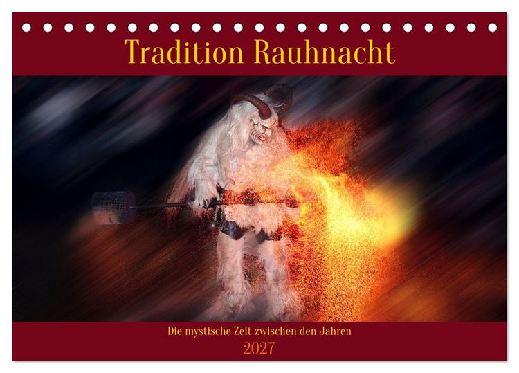 Produktbild: Tradition Rauhnacht (Tischkalender 2027 DIN A5 quer), CALVENDO Monatskalender