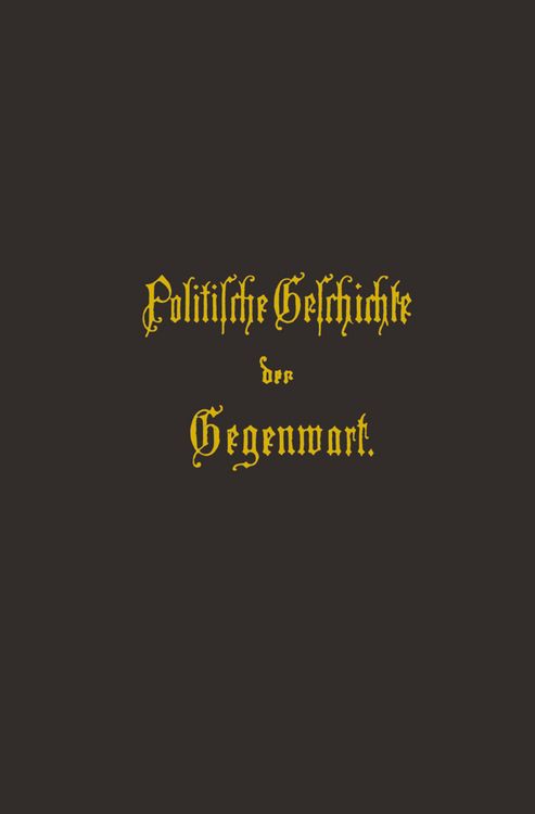 Produktbild: Politische Geschichte der Gegenwart