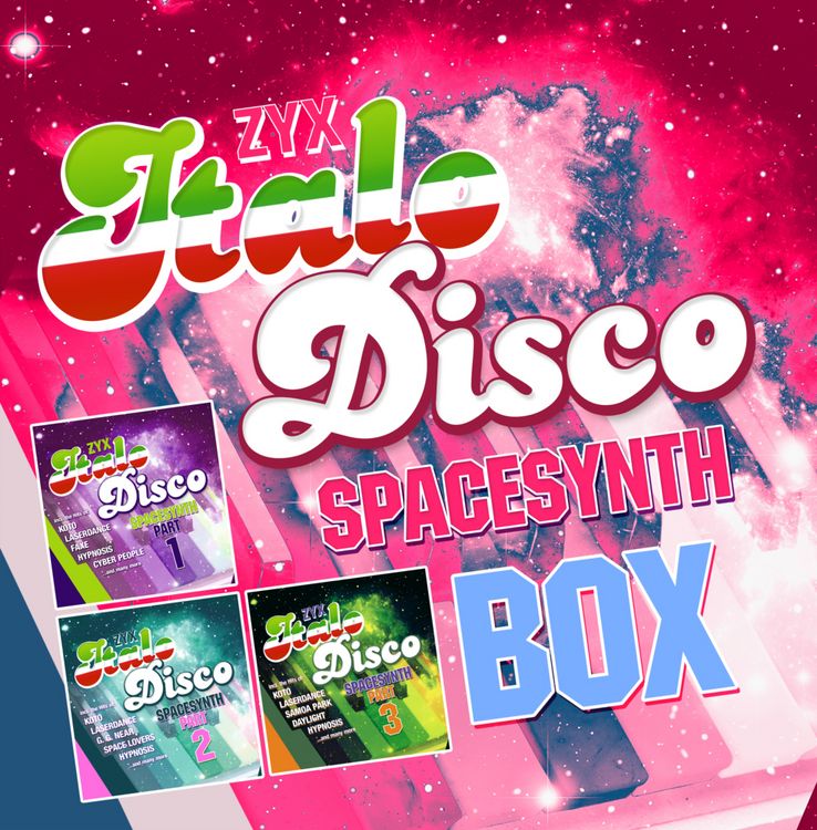 Produktbild: ZYX Italo Disco Spacesynth Box, 3 Schallplatte