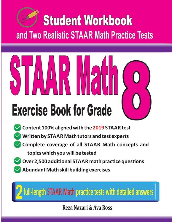 Produktbild: STAAR Math Exercise Book for Grade 8