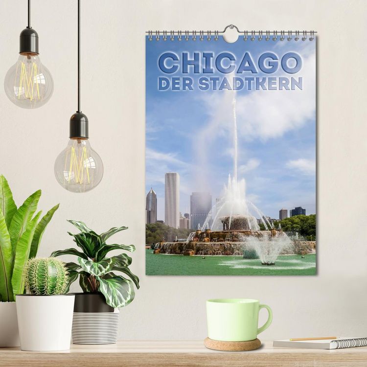 Produktbild: CHICAGO Der Stadtkern (Wandkalender 2026 DIN A4 hoch), CALVENDO Monatskalender