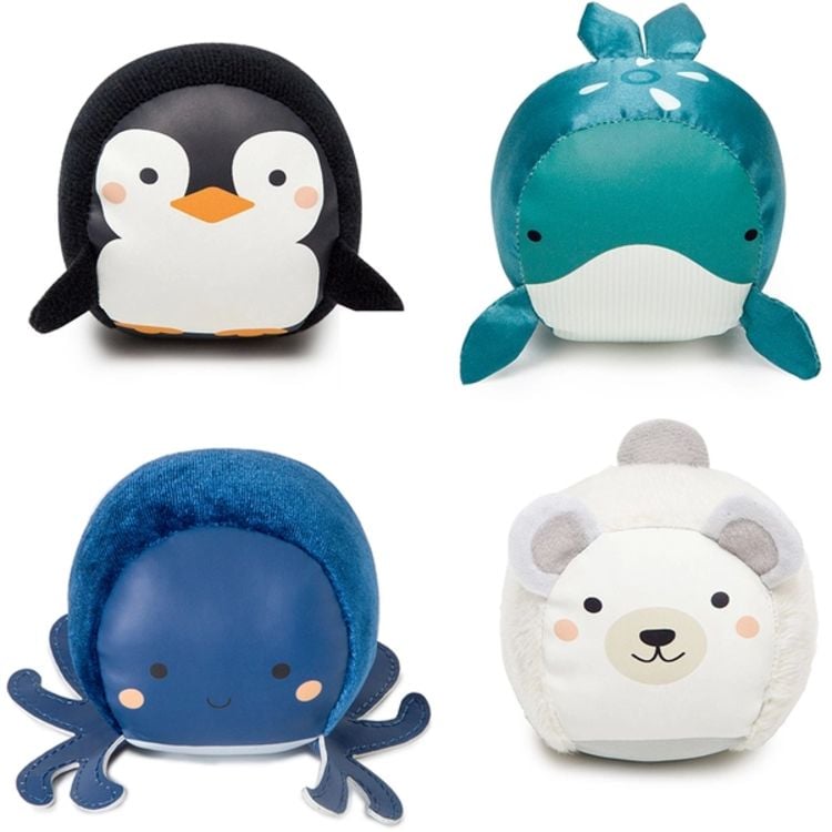 Produktbild: Dooballs - Set of 4 plush balls - Ozean