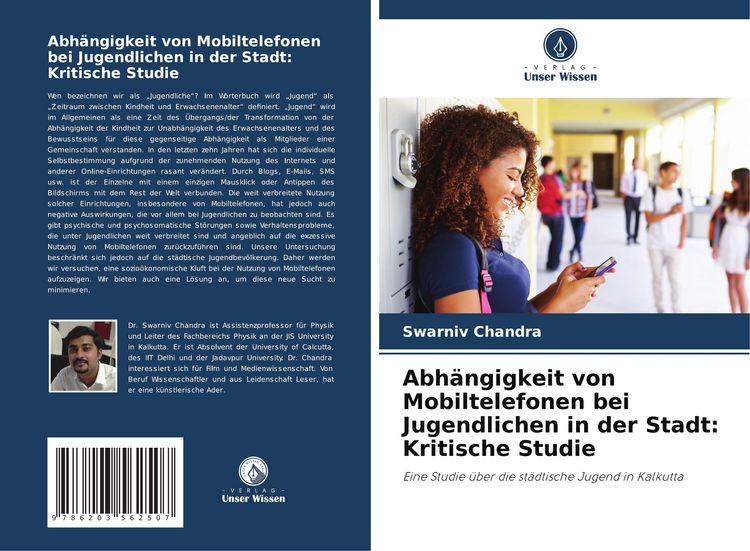 Produktbild: Abh&auml;ngigkeit von Mobiltelefonen bei Jugendlichen in der Stadt: Kritische Studie