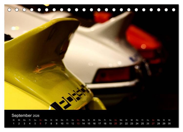 Produktbild: Heiligs Blechle - Porsche-Ikonen im Detail (Tischkalender 2026 DIN A5 quer), CALVENDO Monatskalender