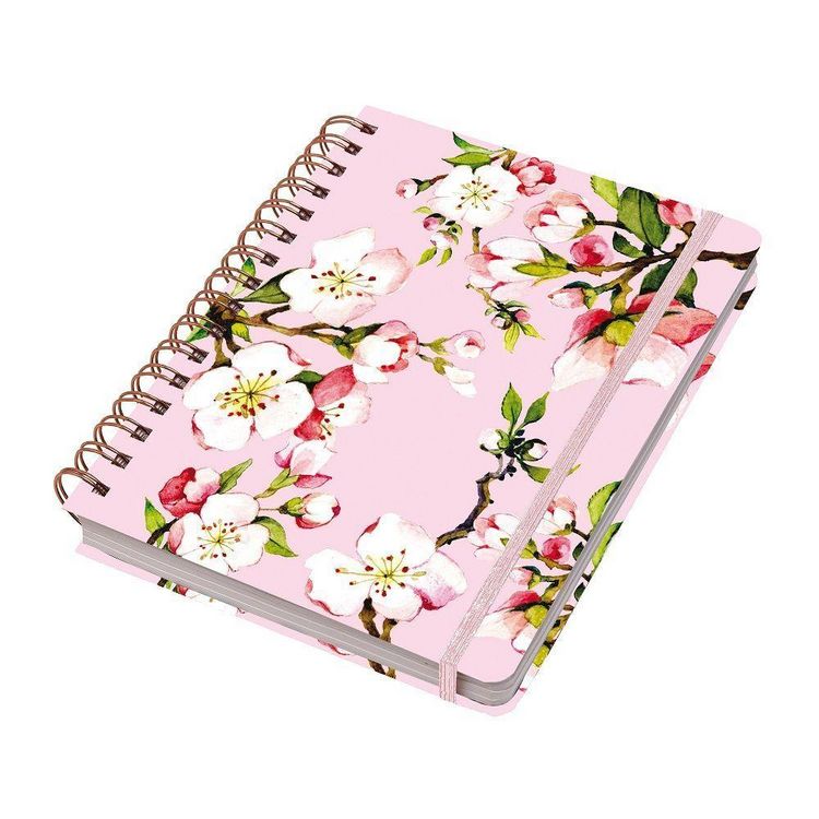Produktbild: Ringbuch Hardcover Kirschbl&uuml;te rosa