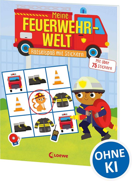 Produktbild: Meine Feuerwehr-Welt - R&auml;tselspa&szlig; mit Stickern