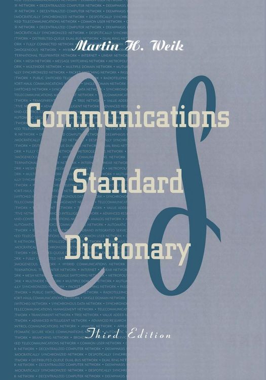 Produktbild: Communications Standard Dictionary