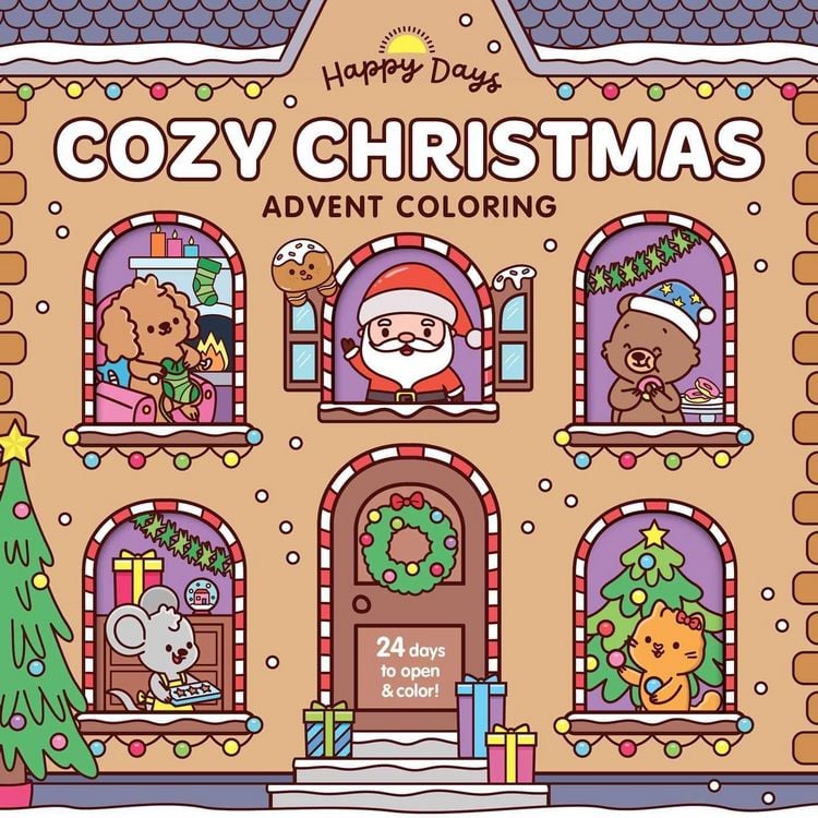 Produktbild: Cozy Christmas Advent Coloring Book