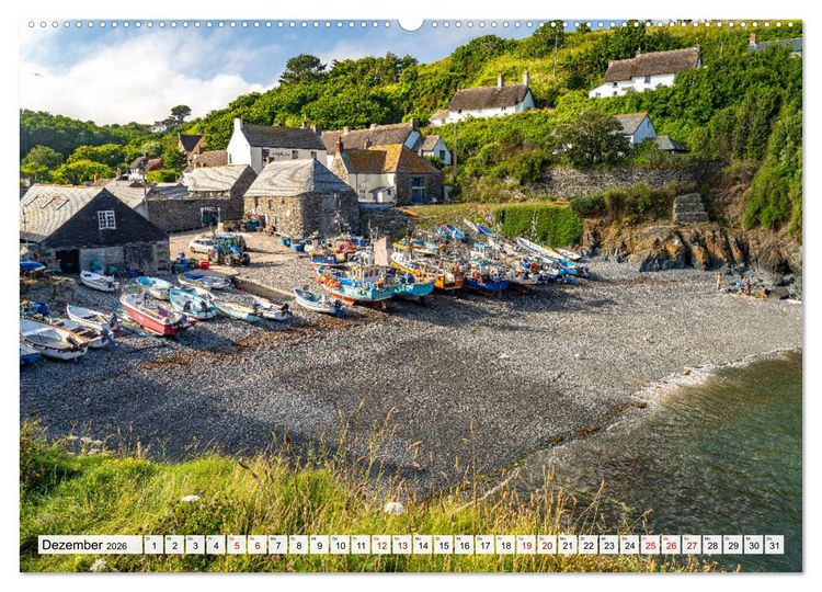 Produktbild: Vereinigtes K&ouml;nigreich - Cornwall (hochwertiger Premium Wandkalender 2026 DIN A2 quer), Kunstdruck in Hochglanz