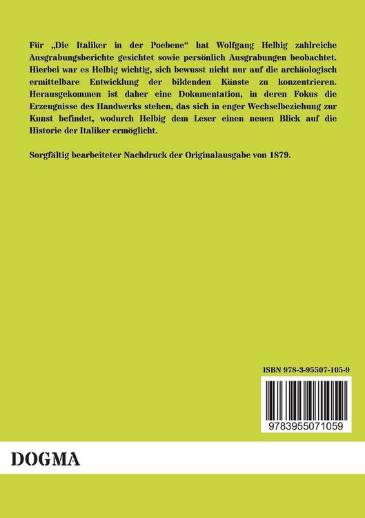 Produktbild: Die Italiker in der Poebene